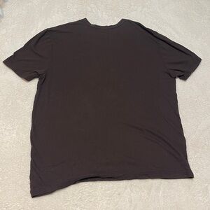 Standard James Perse Classic Dark Brown Short Sleeve T Shirt Men's 4